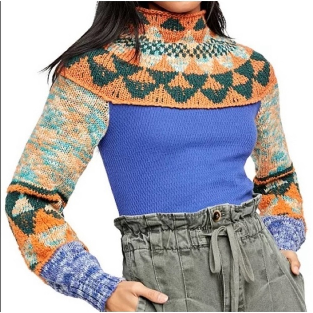 NWT Free People Swit the Small Stuff Sweater
